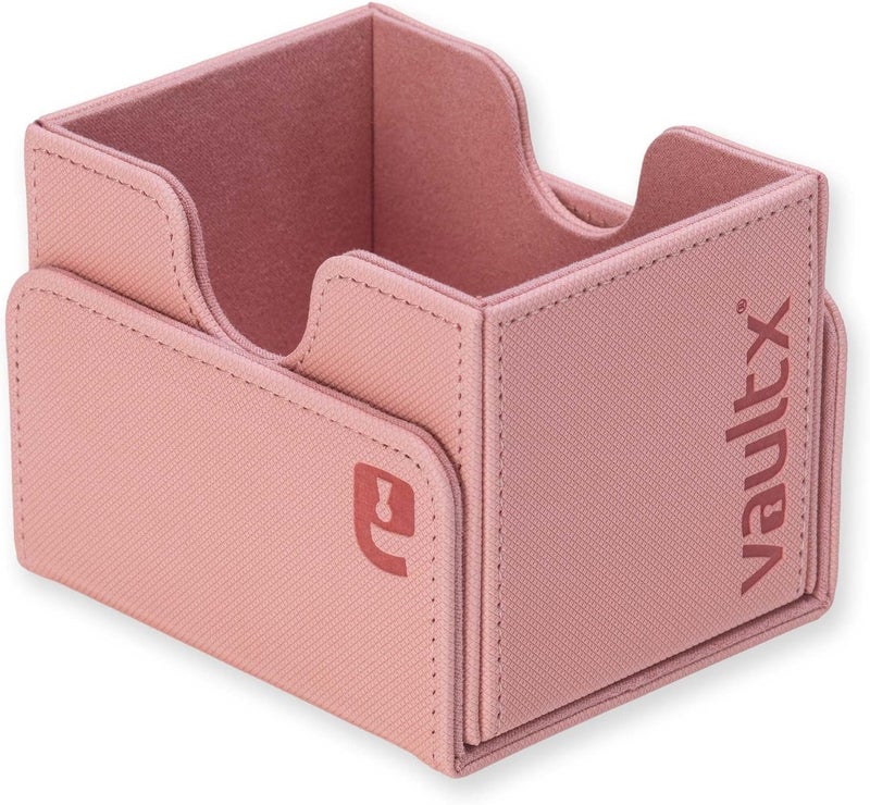 Vault X Trading Card Sideloading Deck Box, 100+ sleeved cards, Premium Exo-Tec Material, Card Holder Storage Box, Detachable Magnetic Lid, for MTG Commander Game, TCG (Pink) - Image 3